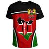 Kenya Map Flag 3D Printed T Shirt For Men Clothes National Emblem Graphic T Shirts Africa Country T-Shirt Boy Jersey Male Tshirt