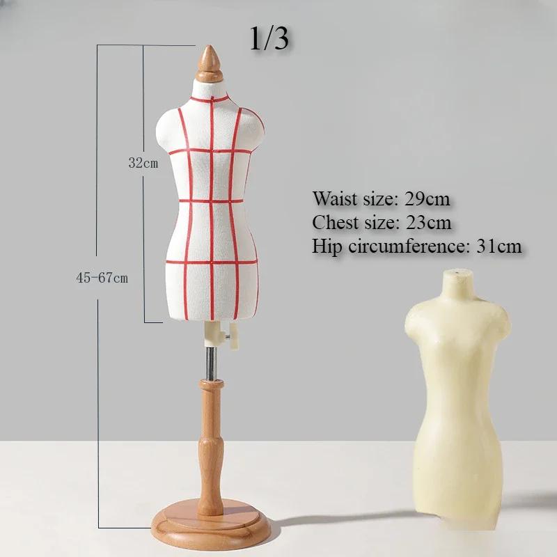 Mini Female Mannequin for 1/2 1/3 1/4 Doll Clothing Display Stand DIY Dollhouse Miniature Ornaments Supplies