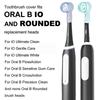 Toothbrush Dustproof Covers Caps Compatible with Braun Oral B Replacement Heads & iO Series Electric Toothbrush Head Protector
