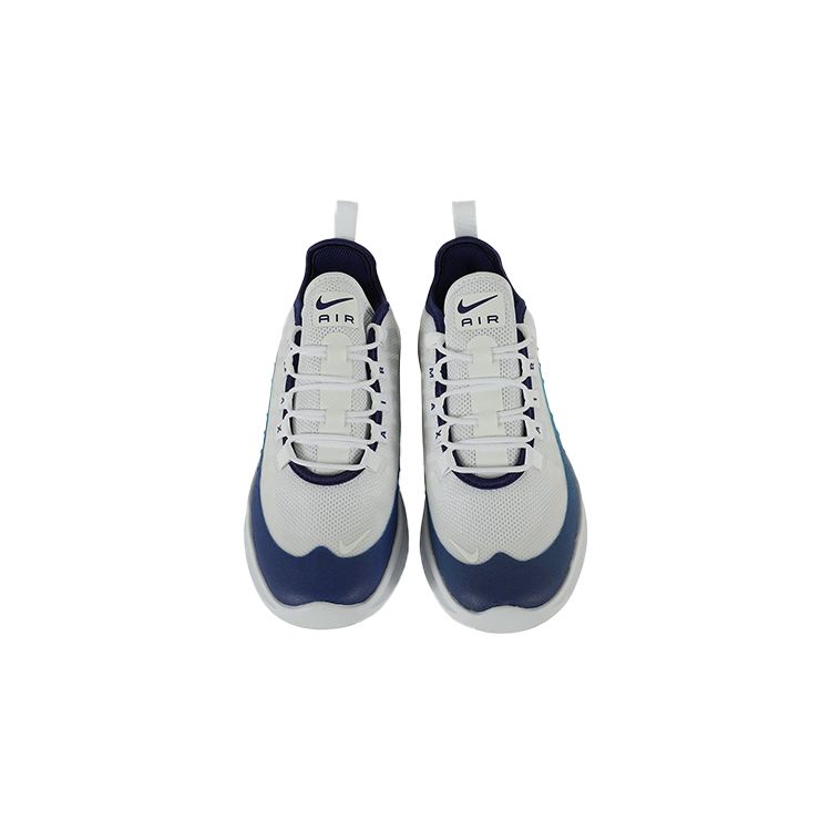 Nike Air Max Axis Удобные Амортизирующие Прочные Низкие Кроссовки для Бега Детские кроссовки Белый Синий AV7590-100