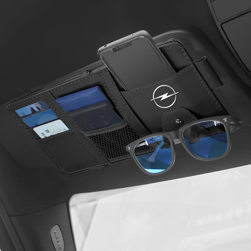 Car Sun Visor Point Type Multi-function Storage Bag Car Accessories For Opel Insignia Astra Antara Meriva Zafira H G Corsa
