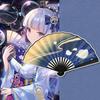 Genshin Impact Kamisato Ayaka веер для косплея, тканевый складной веер, летний прочный портативный ручной веер, реквизит для косплея, подарок