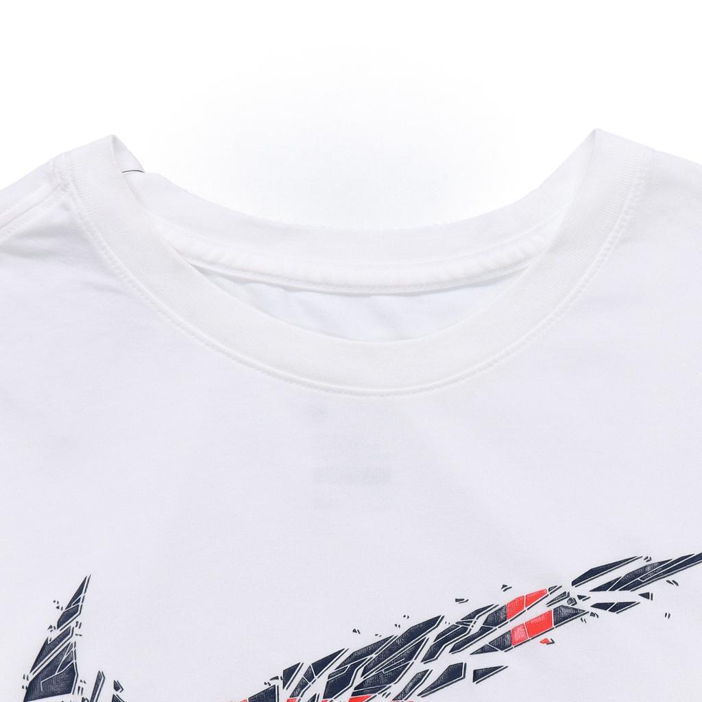 Nike Мужская баскетбольная футболка с круглым вырезом Dri-Fit Big Swoosh, белая BQ3658-100