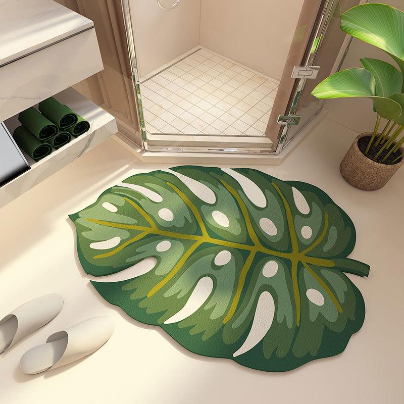 Nordic Wind Diatom Mud Mat Toilet Door Absorbent Quick Drying Mat Household Non-slip Mat