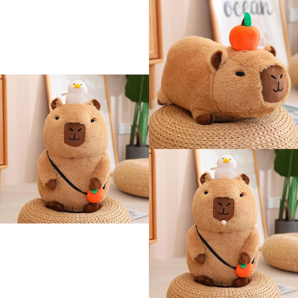 Cute Capybara Plush Toy Adorable And Soft Stuffed Animal Pillow Doll Perfect Gift For Kids