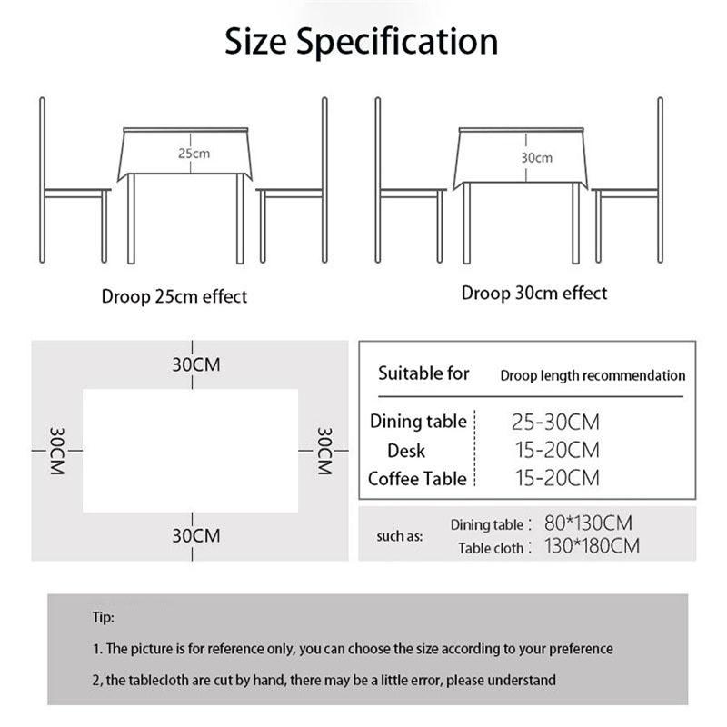 Утолщенная прямоугольная маслостойкая противогорячая скатерть из ПВХ в скандинавском стиле, коврик для стола, принадлежности для дома и кухни