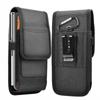 Vertical Nylon Holster Fits iPhone 13 11 12 Pro Max Mini XR X Carrying Cell Phone Holster For Men Belt Clip Holder Wallet Case Waist Pouch Bag