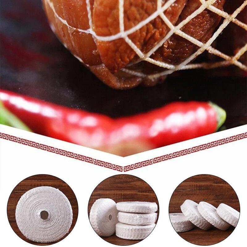 3/5/8m Cotton Meat Net Ham Sausage Net Butcher's String Sausage Roll Hot Dog Sausage Casing Packaging Tools Meat Cooking Tool