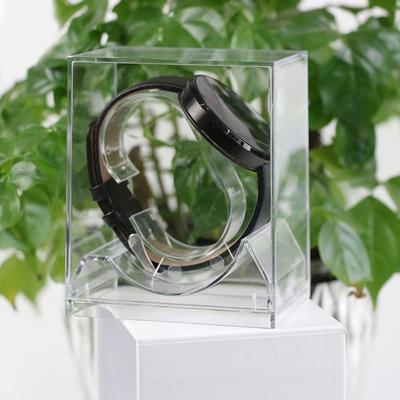 Общий Прозрачный Корпус Наручных Часов Пластиковая Упаковка для Ювелирных Изделий Коробка для Хранения Дисплей для Часов