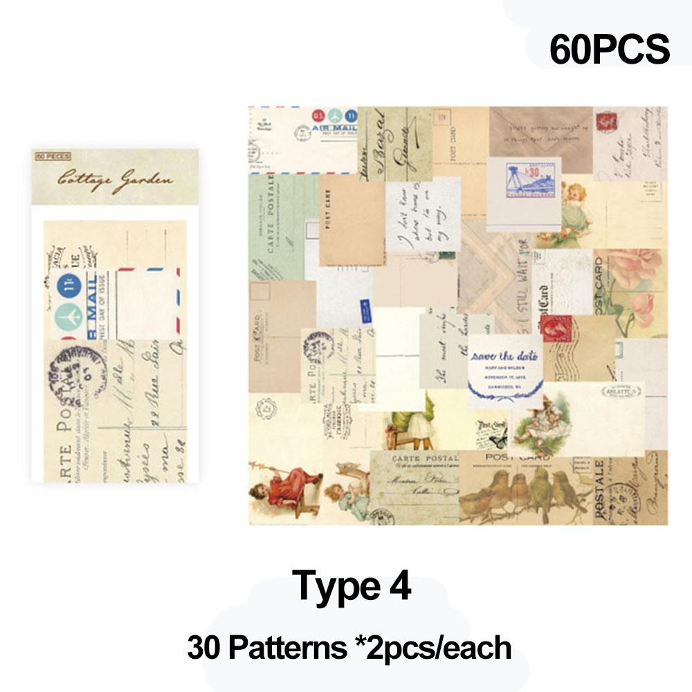 Journaling Background Collage Scrapbooking Card Scrapbook Material Paper Retro Floral Pattern