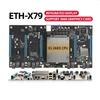 ETH79-X5 Mining Motherboard 5GPU 65MM Pitch Bitcoin Ethereum Supports RTX3060 High-end Graphics With XEON E5 CPU And VGA