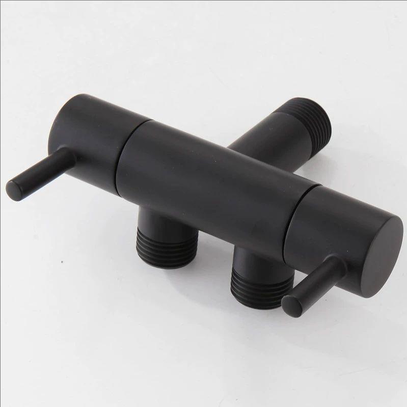 Хромированный Душевой Спрей-Биде для Ванной Комнаты Туалетный Ручной Спрей Золотая Латунь Набор Биде для Унитаза Душевой Спрей-Биде Самоочищающийся Душ Черный