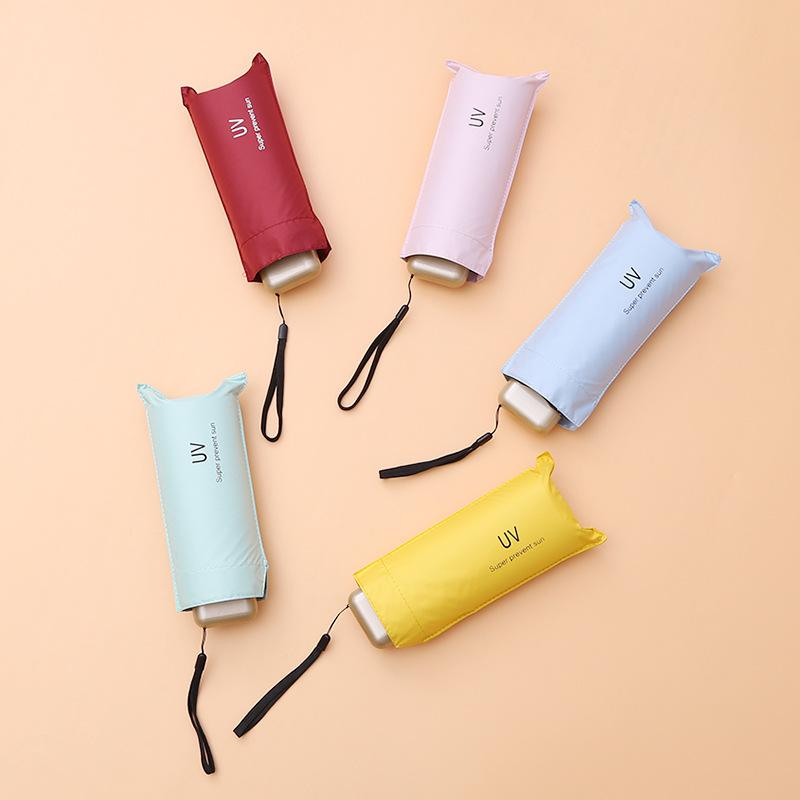 Ultralight Mini Sun Umbrella UV Protection Waterproof Portable Rain and Rain Capsule Umbrella