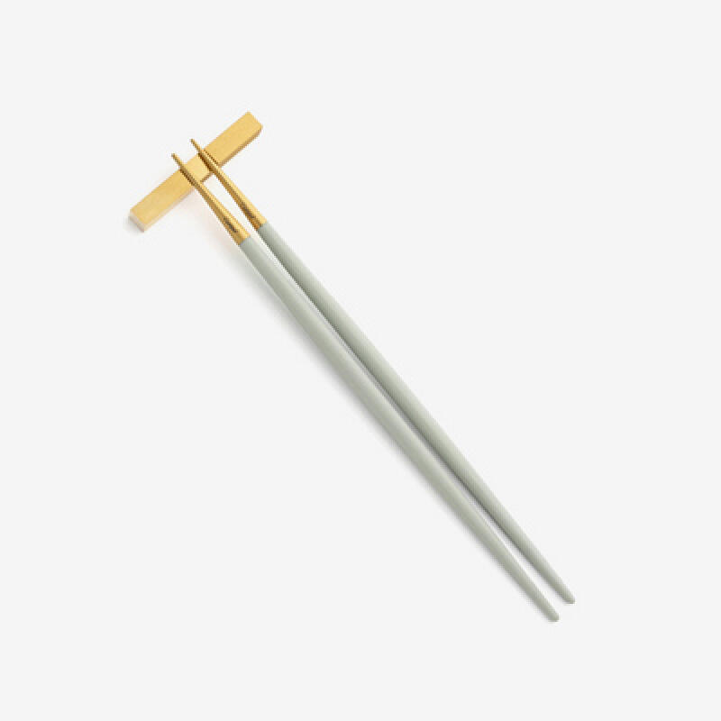 Goa Light Gray Gold Chopstick Set (with rest)
