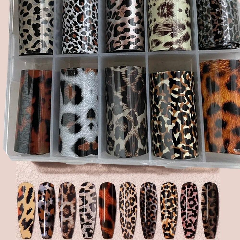 Lace Design Nail Foils Stripe Pattern Nail Decals Professional Nail Art Stickers Nail Decoration