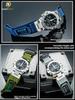Улучшенный нейлоновый ремешок для Casio G-Shock GST-B400 5657 | Прочный холщовый ремешок для часов | Замена SteelHeart IV Черный/Серый