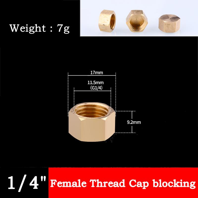 1 шт. BSP 1/8"~2" Резьба внутренняя/наружная Латунный Трубный Шестигранная Головка Латунная Заглушка/ Торцевая Крышка/ Пробка Сантехнический Фитинг Соединитель Адаптер для Крана
