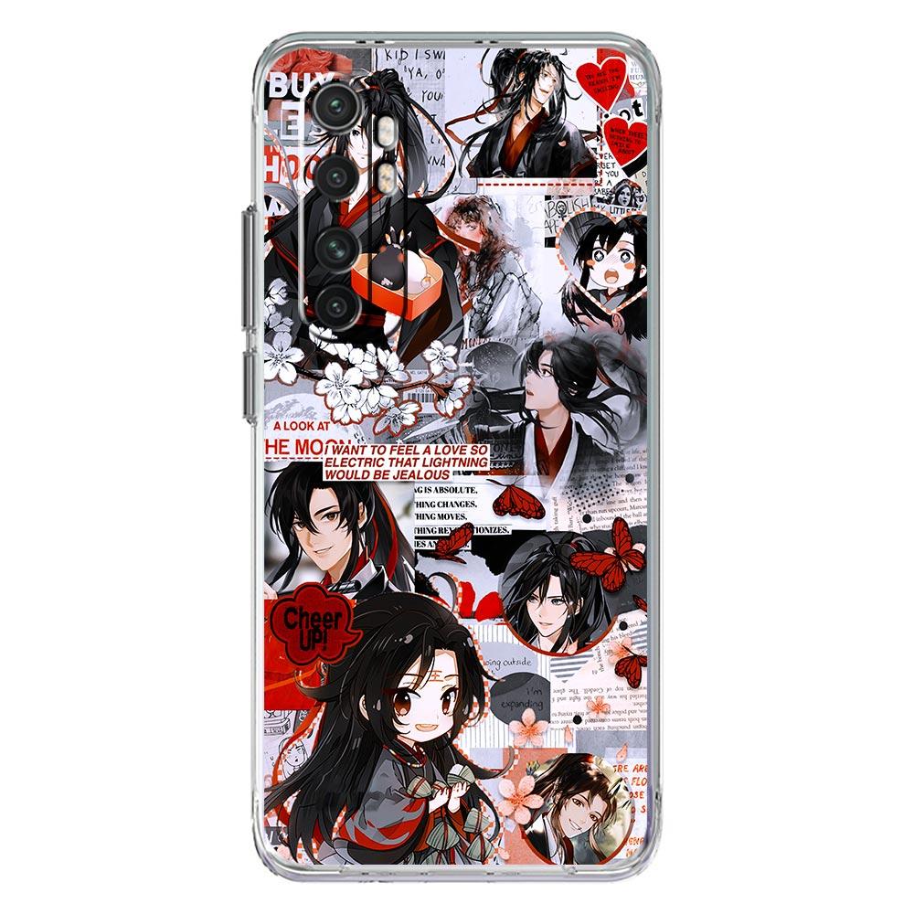 Mo Dao Zu Shi Wei Wuxian Anime Phone Case For Xiaomi Mi 12T 10 12 Lite 11 Ultra 11X 11T Pro 11i Poco X4 X3 NFC F3 M3 M4 5G Cover