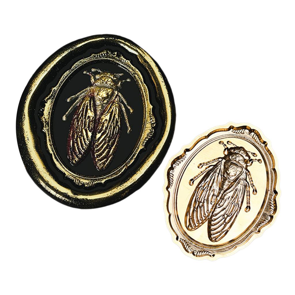 Brass Head Wax Seal Stamp Insect Series Sealing Wax Stamp for Card Envelope Scrapbooking Invitation Decoration
