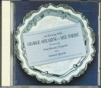 CD ДЖОРДЖ ШИРИНГ&МЕЛ ТОРМЕ - Вечер с Джорджем Ширингом и Мелом VICJ23820 VICTOR Япония Джаз Б/У