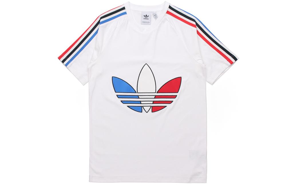 adidas Мужская футболка Originals с рукавом реглан Белая GQ8921
