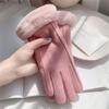 Women's Winter Warm Gloves Faux Fur Cuff Touchscreen