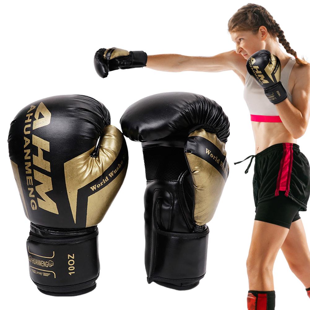 Боксерские тренировочные перчатки из искусственной кожи, боксерские тренировочные перчатки для детей и взрослых #