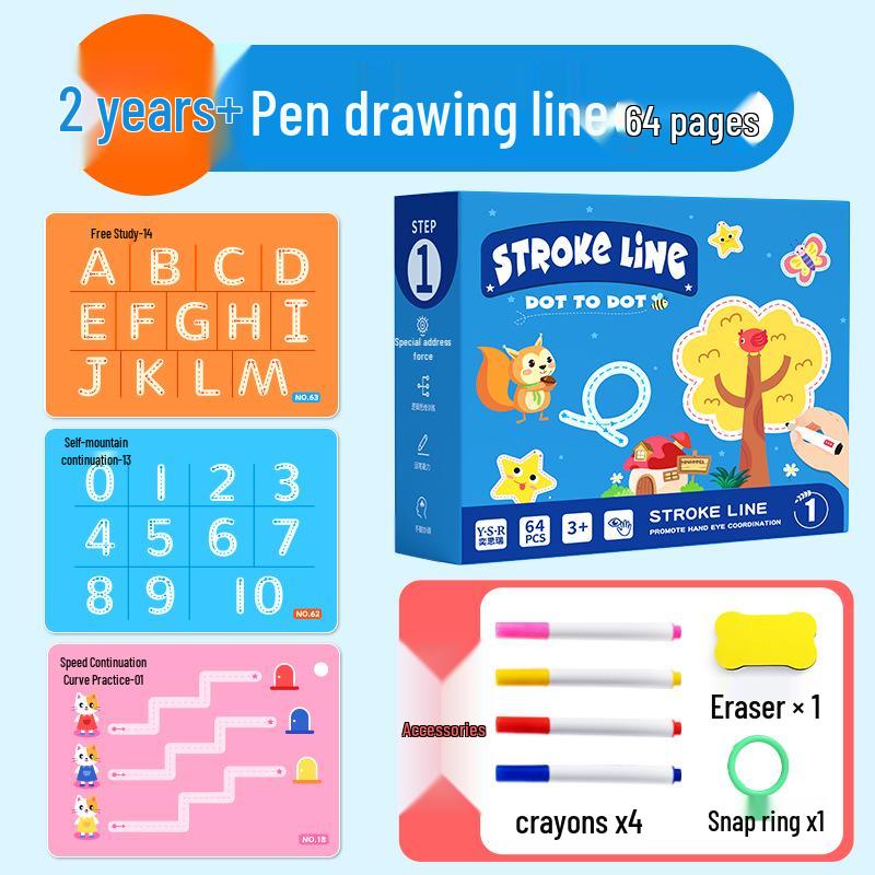 Стираемая ручка Игрушка для тренировки контроля и концентрации для детей детского сада
