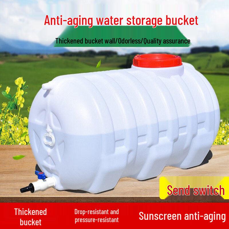 ZISIZ Square Household Water Storage Plastic Bucket