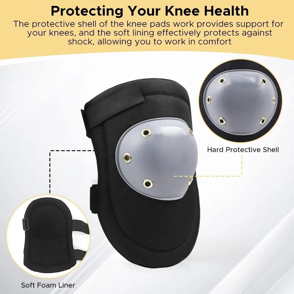 1 пара наколенников для мужчин, напольных работ, прочные строительные наколенники, профессиональные наколенники для полов, садоводства, строительства