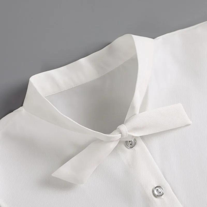 Perfect Match Sweet Half Shirt Fake Collar Ladies Stand Bowknots Neckwear Detachable Collar Female Removable Fuax Cols Clothing Accessories