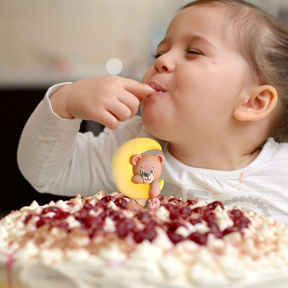 Кухонная выпечка, сахарная поделка, домашняя форма ручной работы, форма для медведя, форма для шоколада, украшение для торта