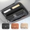 AAAYR1 Universal Car Sun Visor Clip Credit Card Storage Bag Accessories For Opel Corsa Astra Insignia Vectra Zafira Meriva Mokka Grand
