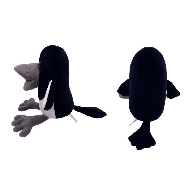 Плюшевая игрушка-животное Сорока Ворона Реалистичная кукла-птица Мягкая обнимательная Подарок для детей 15 дюймов