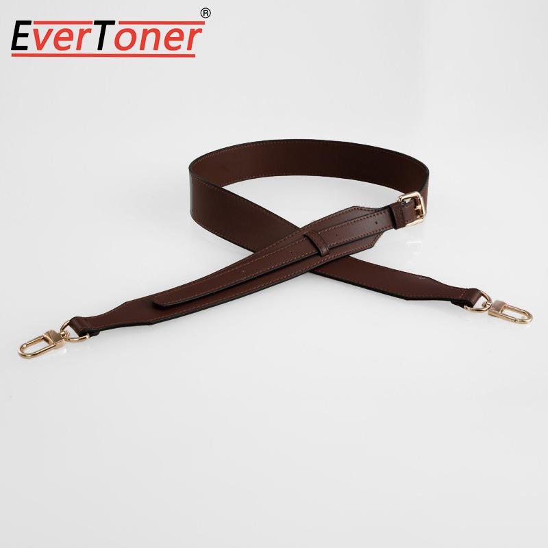 EverToner Fashion Leather Bag Straps Long Adjustable Leather Bag Strap Replacing Underarm Shoulder Straps Bag Accessory