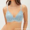 Girls French Triangle Cup Bra Sexy Lace Rim Small Breast Traceless Underwear Lace Bra Sexy Bra
