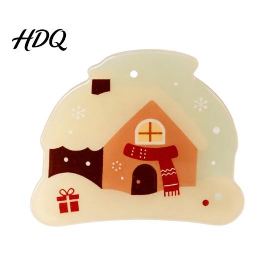 Fashionable Hair Jewelry for Winter Outfits Christmas Cartoon Claw Clip Cute Holiday Clip Women Non-slip