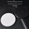 15W Round Wireless Charger for Fast Charging Apple, Android, Huawei, Xiaomi, Samsung Phones
