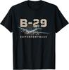 НОВАЯ Военный Самолет-Истребитель Времени Войны Дизайн B29 Superfortress Футболка S-4XL Унисекс Футболка