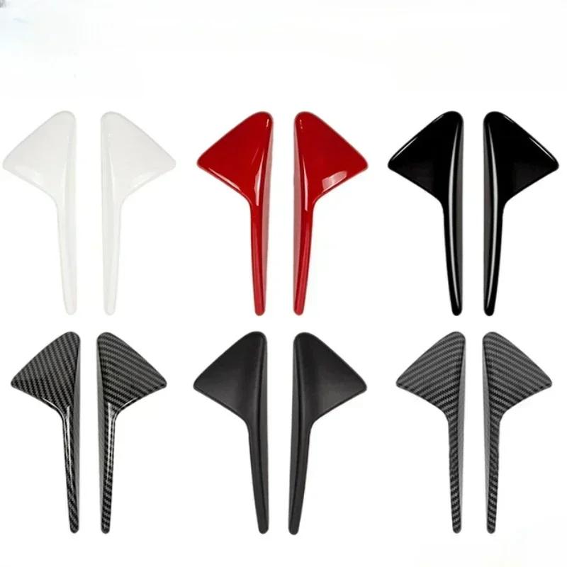 2PCS For Tesla Model 3 Y X S Side Camera Carbon Fiber ABS Protection Cover For Tesla Model 3 Model Y Car Accessories 2017-2022