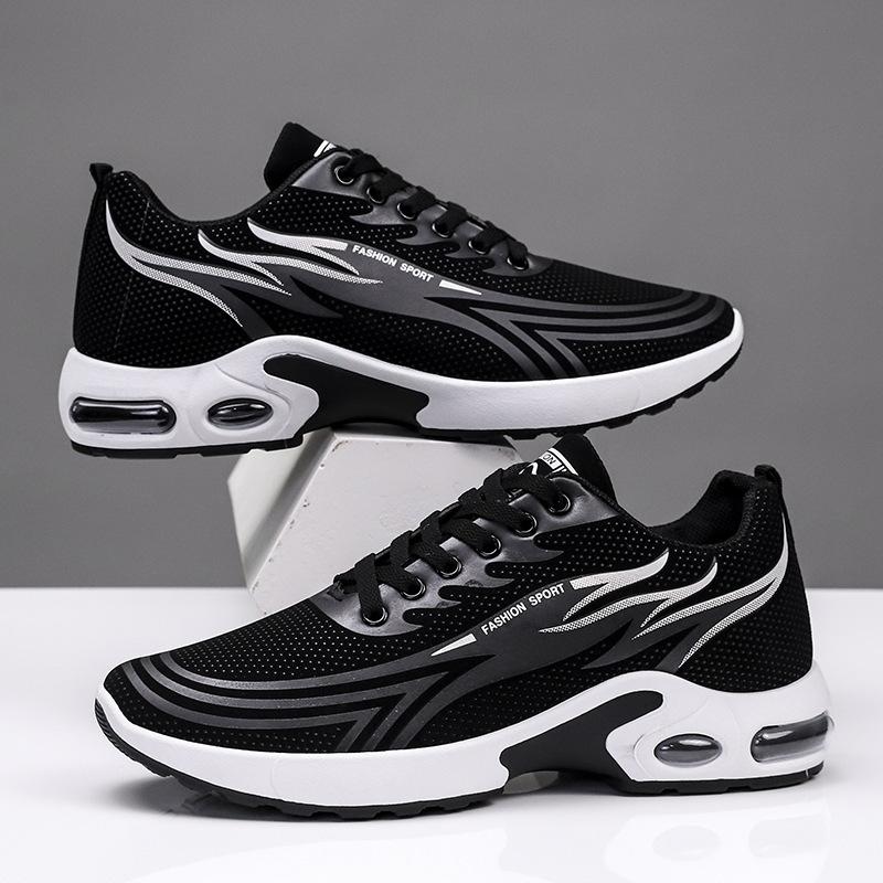 2025 New Spring Men's Shoes Breathable Platform Sports Casual Shoes Men's Trend Korean Version Air Cushion Shoes