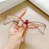 54543 Plastic Titanium Big Frame Anti Blue Light Glasses Frames Women TR90 Fashion Computer Eyeglasses