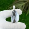 Botswana Agate Gemstone 925 Sterling Silver Sister Bezel Unique Pendant Jewelry