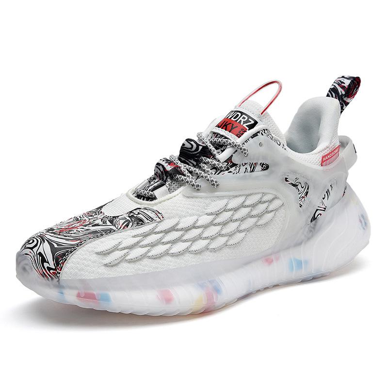 Мужские черные кроссовки Dragon Scale Warrior – модная повседневная спортивная обувь в стиле попкорн AJ