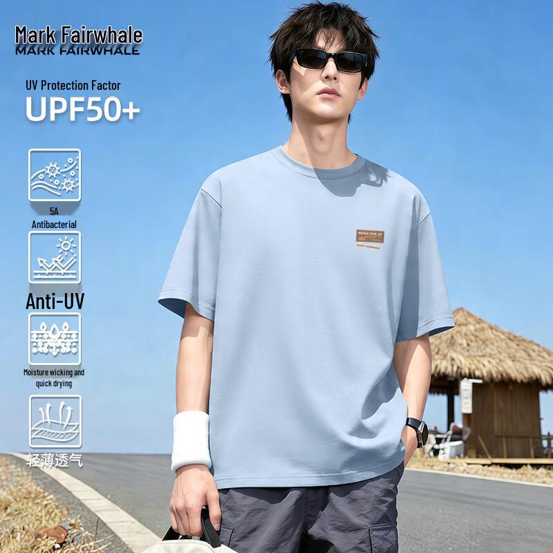 Mark Fairwhale Men's Quick-Dry Sun Protection Round Neck T-Shirt
