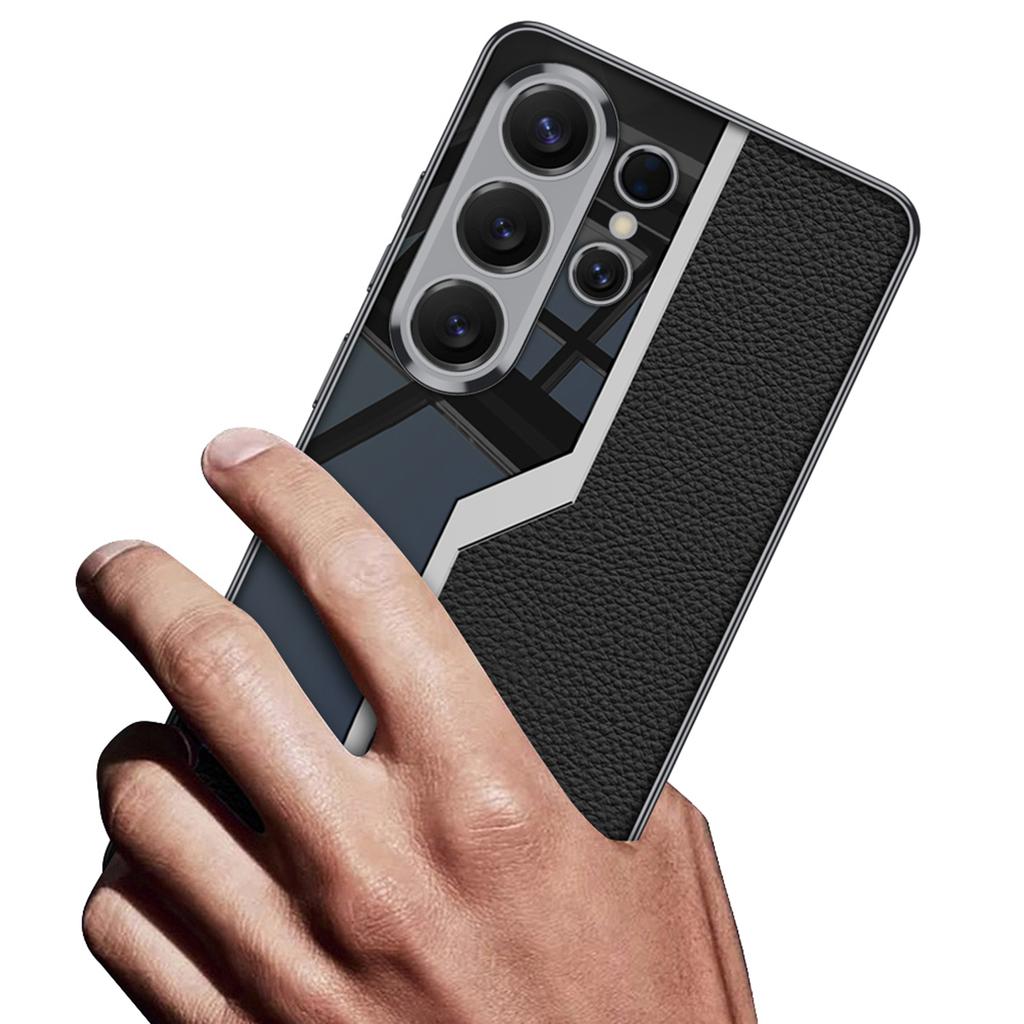 GKK Для Samsung Galaxy S26 Ultra Чехол ТПУ+ПК+ПУ Задняя крышка телефона Гальваническое покрытие