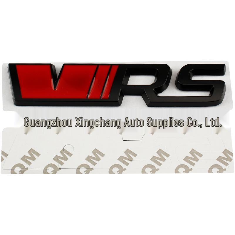 Значок на центральную решетку радиатора VRS для Volkswagen Skoda - Octavia/Fabia Металлическая наклейка для персонализации автомобиля