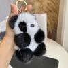 Маленькая панда кукла сумка орнамент брелок кулон женщин плюшевая милая имитация