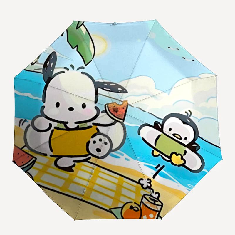 1pc Watermelon Picnic with Penguin Umbrella - Perfect for Fans, Travelers, Everyday Use, Festive Gift.Z016