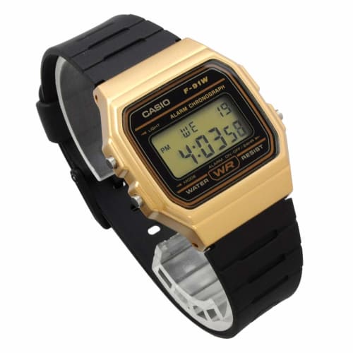 Casio CASIO Watch Quartz F-91WM-9A Unisex Cheap Casio Gold